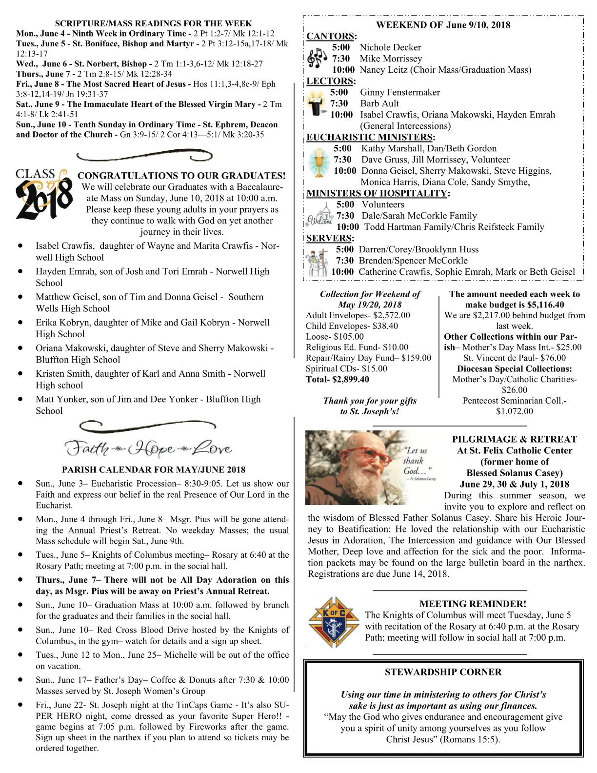 Jun 03, 2018 - Bulletin - Page 3
