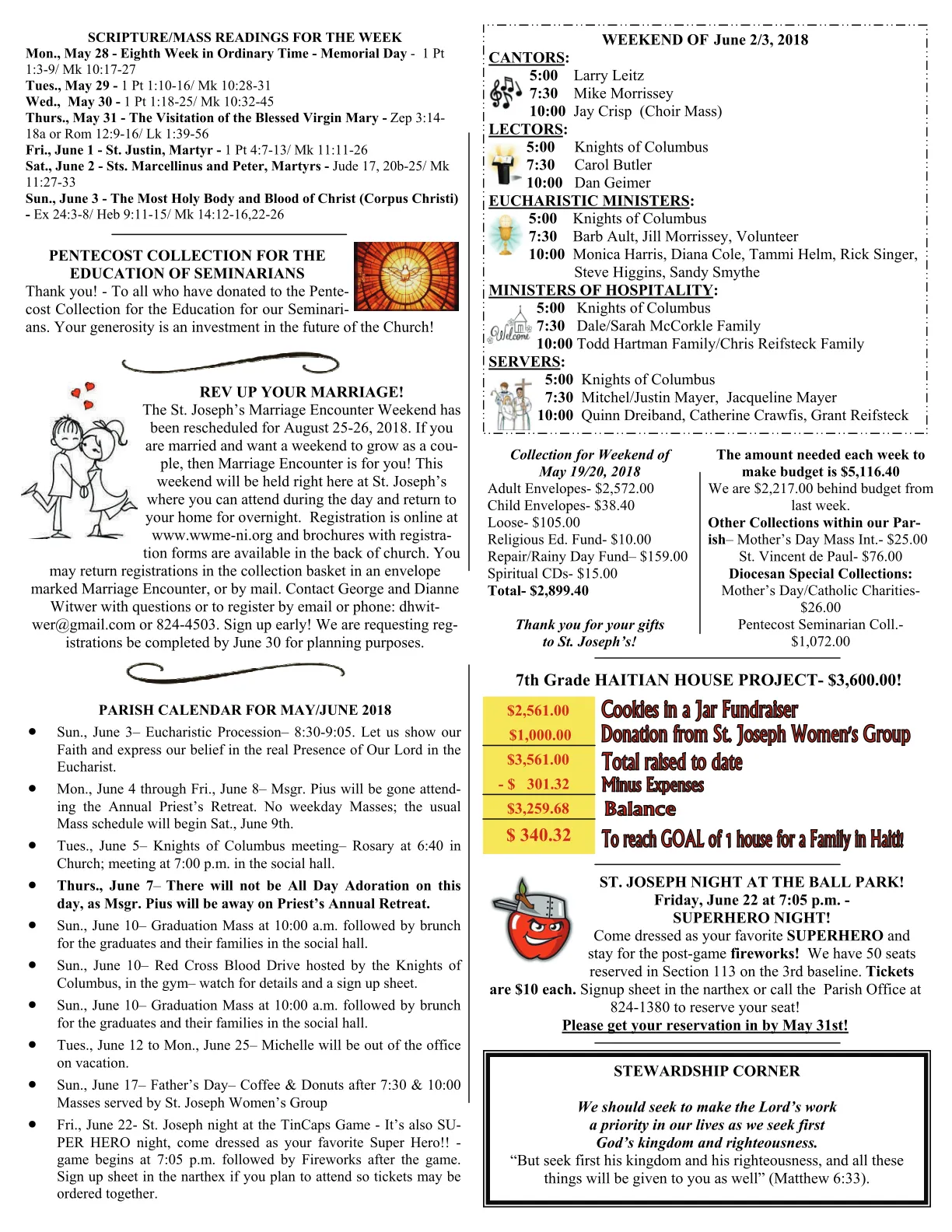 May 27, 2018 - Bulletin - Page 3