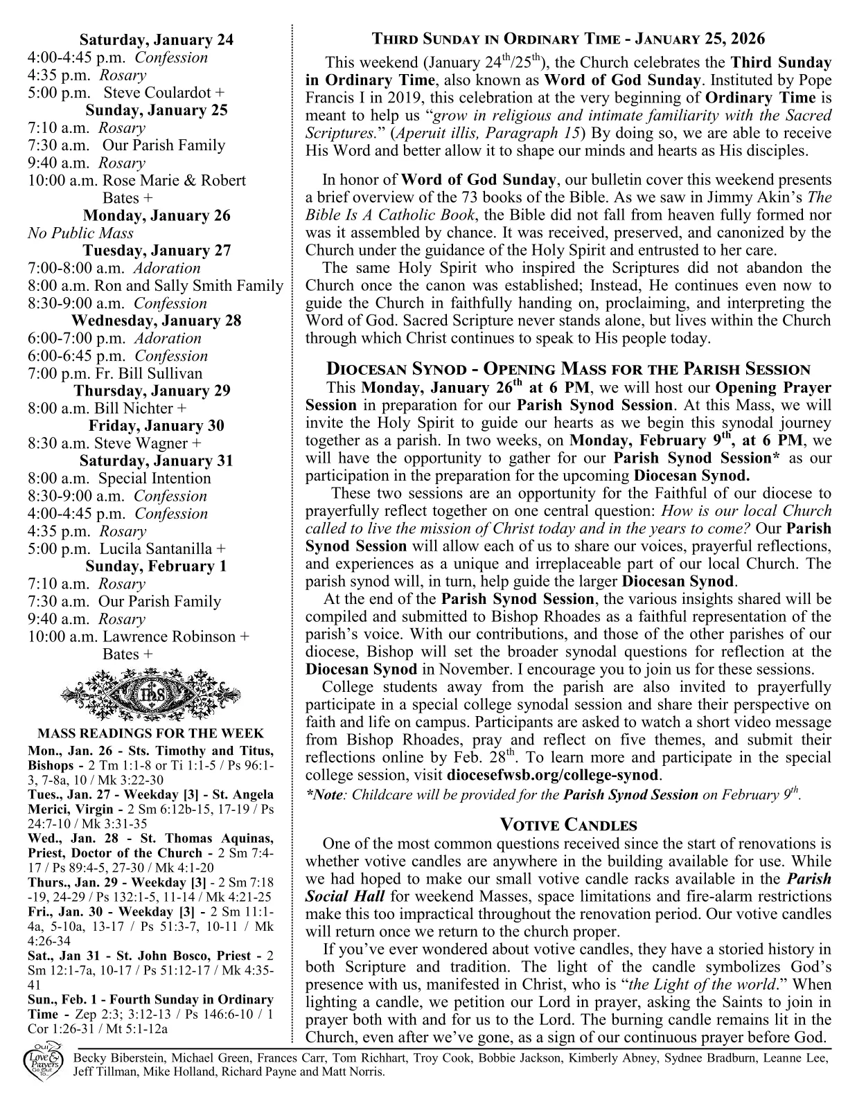 Jan 25, 2026 - Bulletin - Page 2