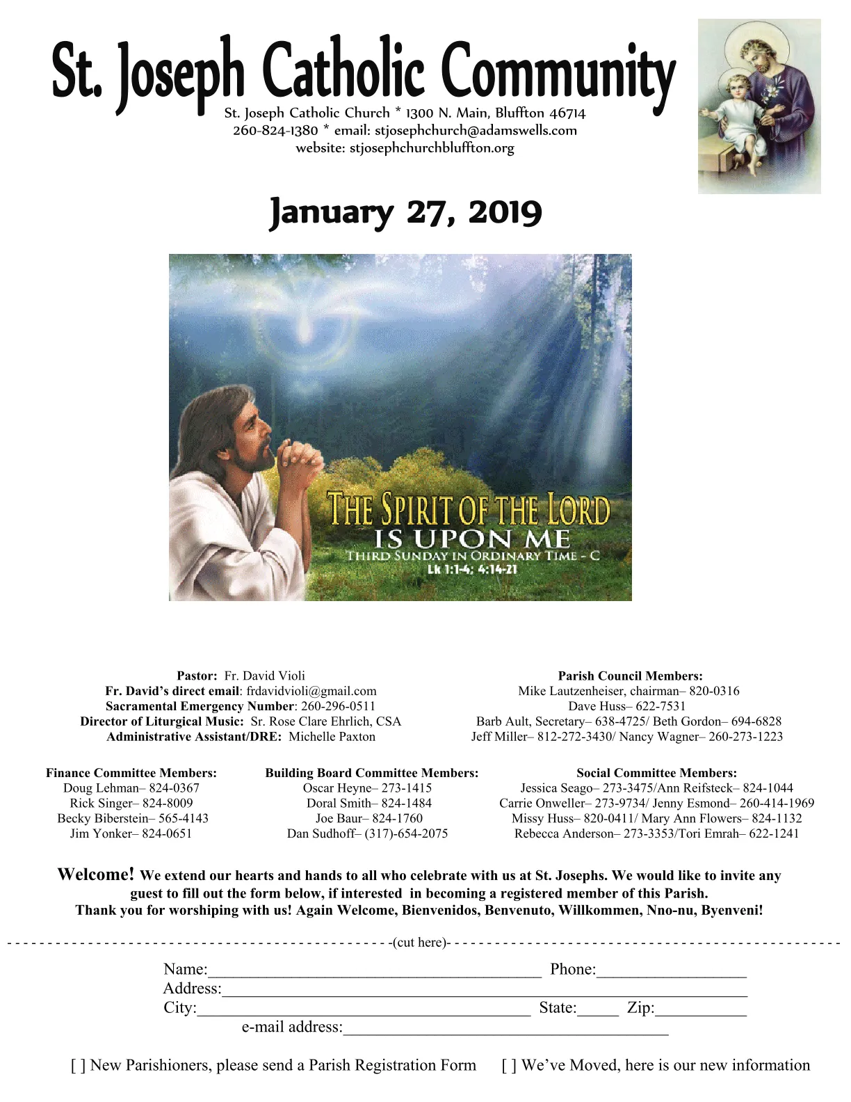 Jan 27, 2019 - Bulletin - Page 1