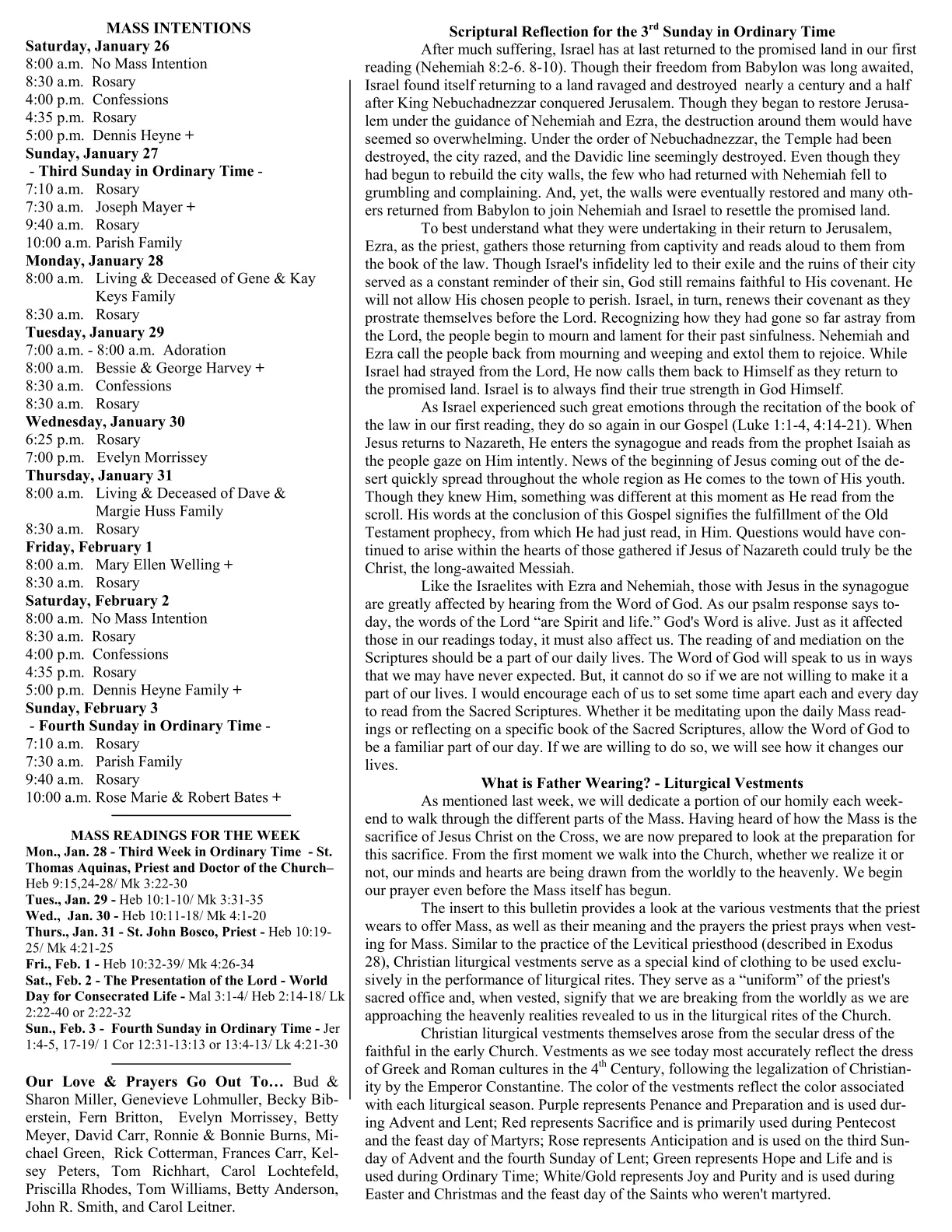 Jan 27, 2019 - Bulletin - Page 2