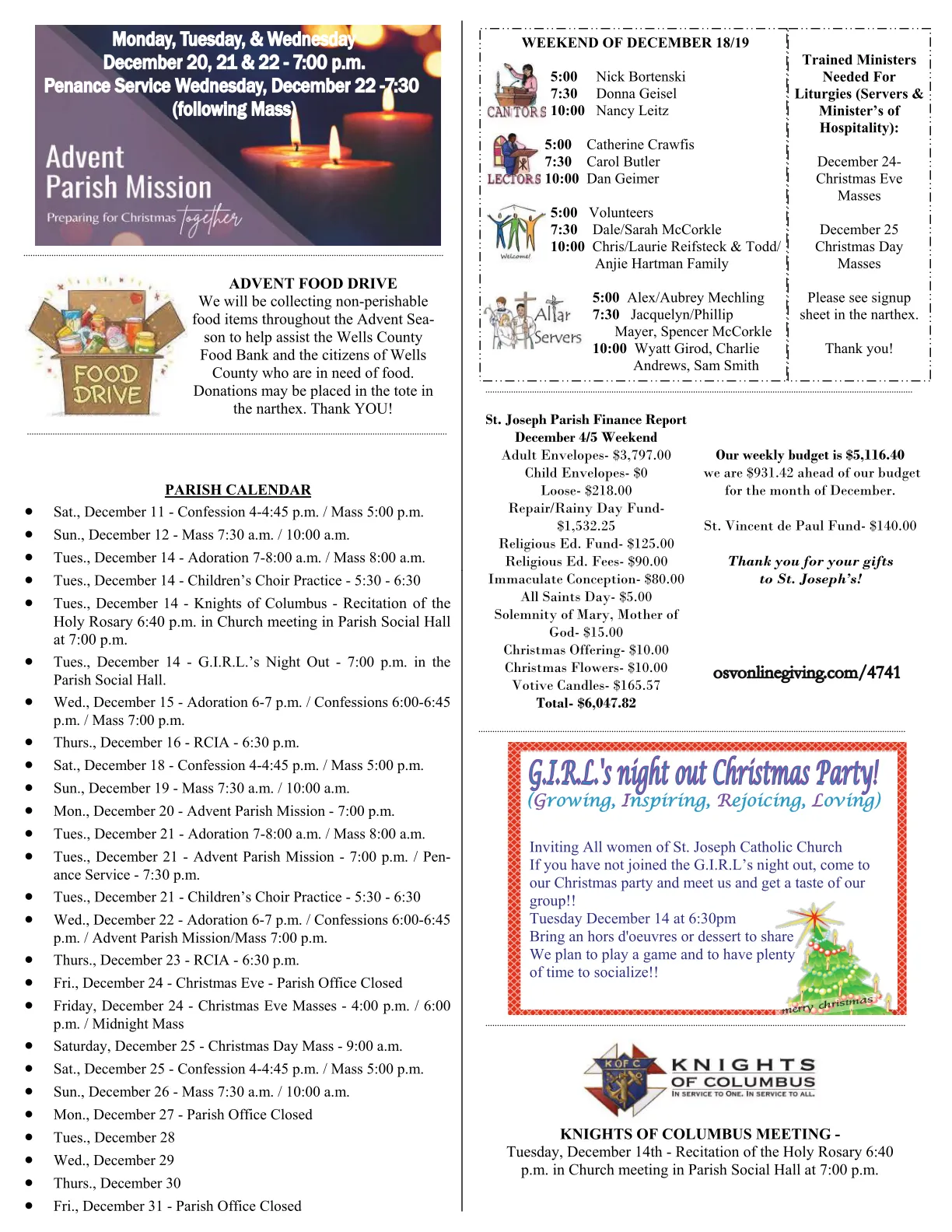 Dec 12, 2021 - Bulletin - Page 3