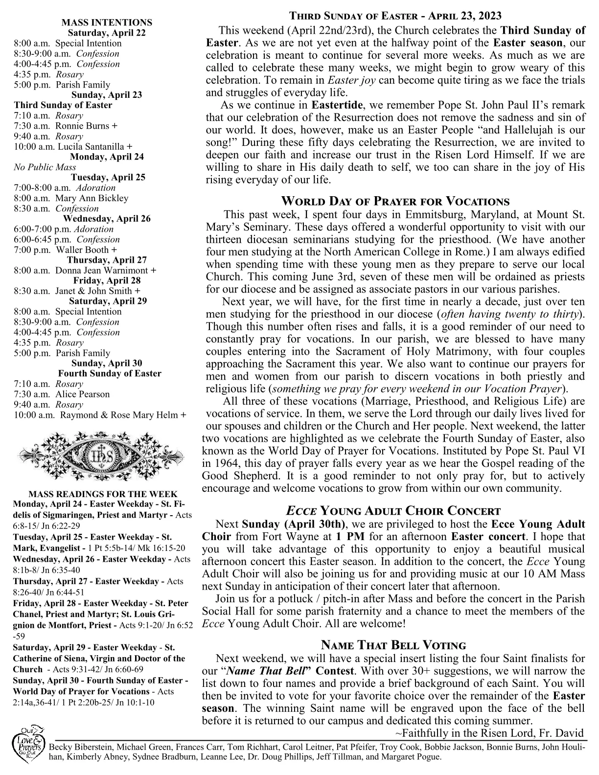 Apr 23, 2023 - Bulletin - Page 2