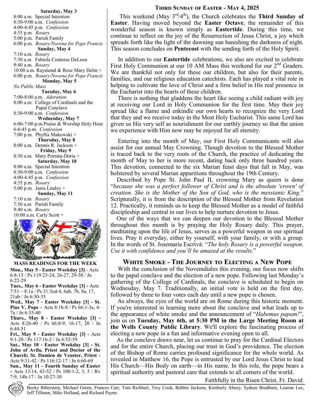 May 04, 2025 - Bulletin - Page 2