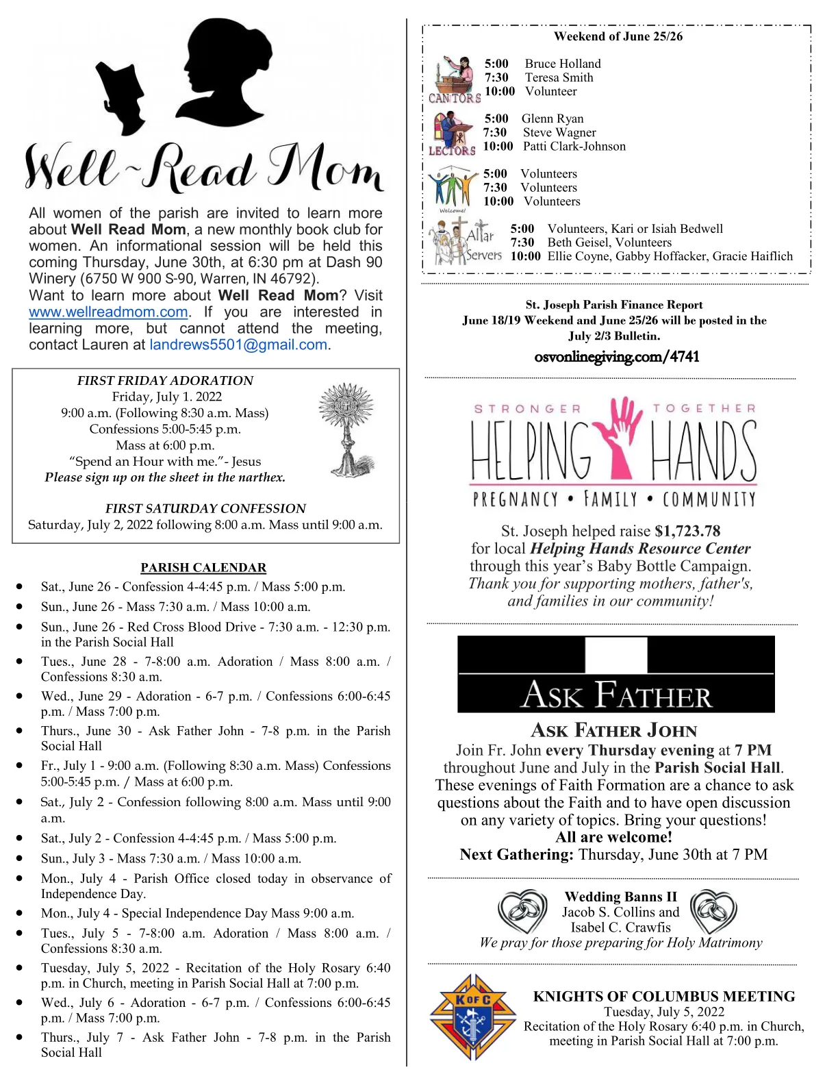 Jun 26, 2022 - Bulletin - Page 3