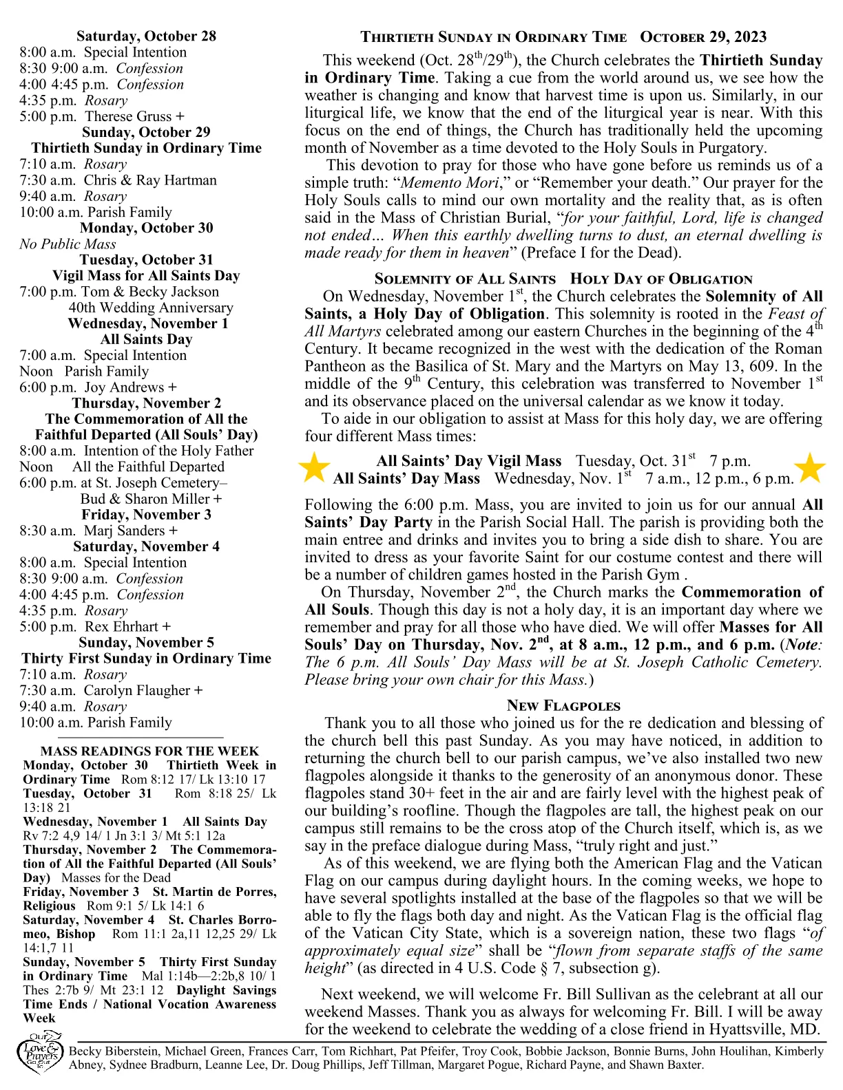 Oct 29, 2023 - Bulletin - Page 2