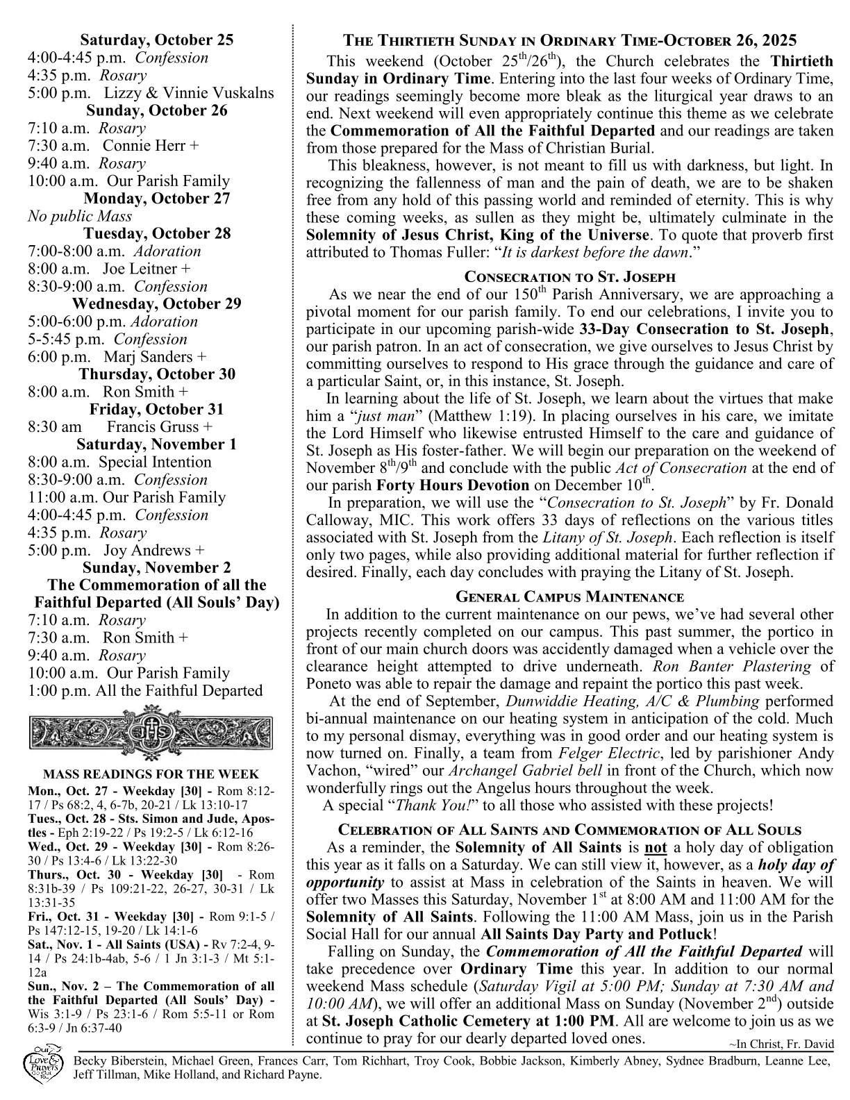 Oct 26, 2025 - Bulletin - Page 2