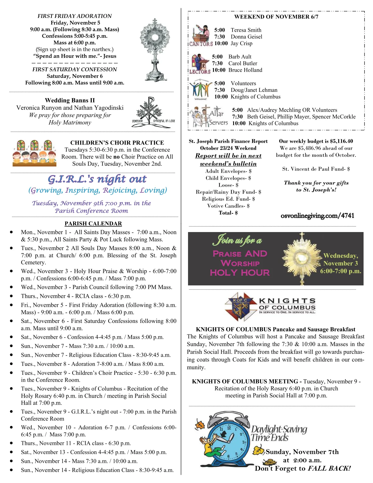 Oct 31, 2021 - Bulletin - Page 3