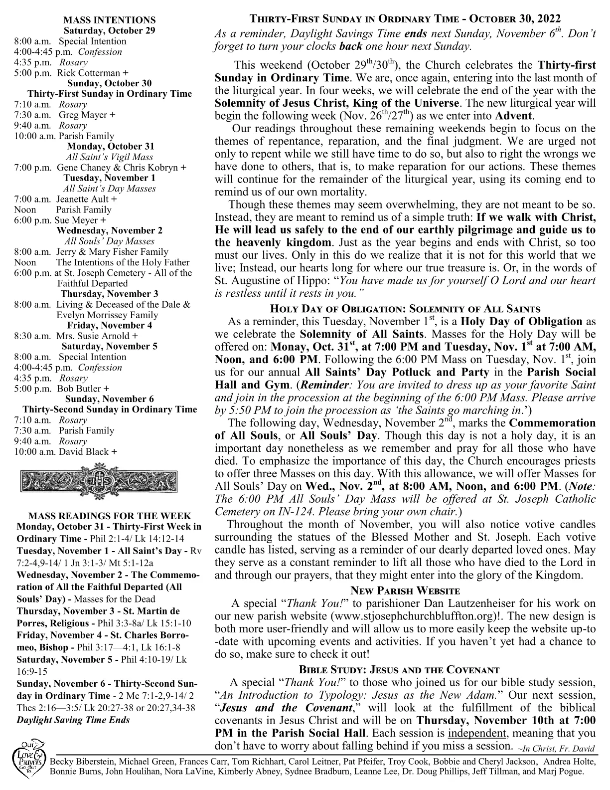 Oct 28, 2022 - Bulletin - Page 2
