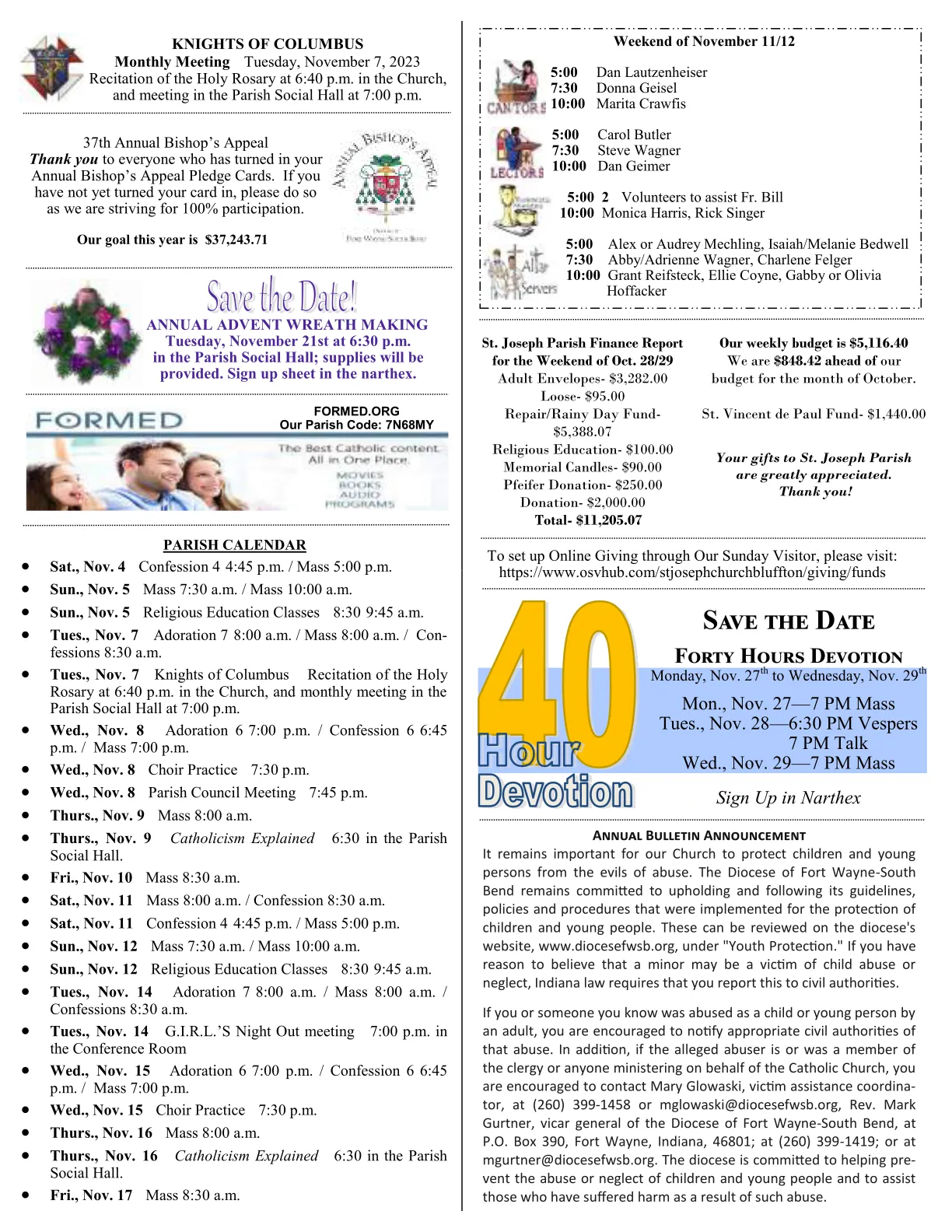 Nov 05, 2023 - Bulletin - Page 3