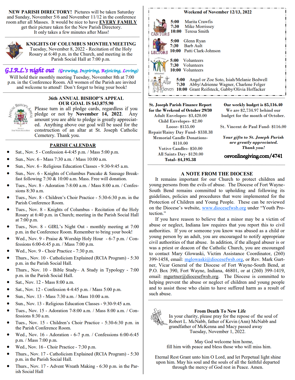 Nov 06, 2022 - Bulletin - Page 3