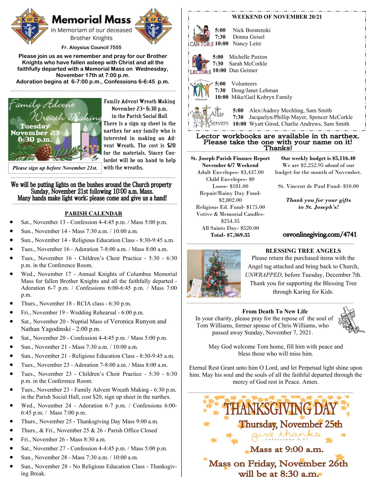 Nov 14, 2021 - Bulletin - Page 3