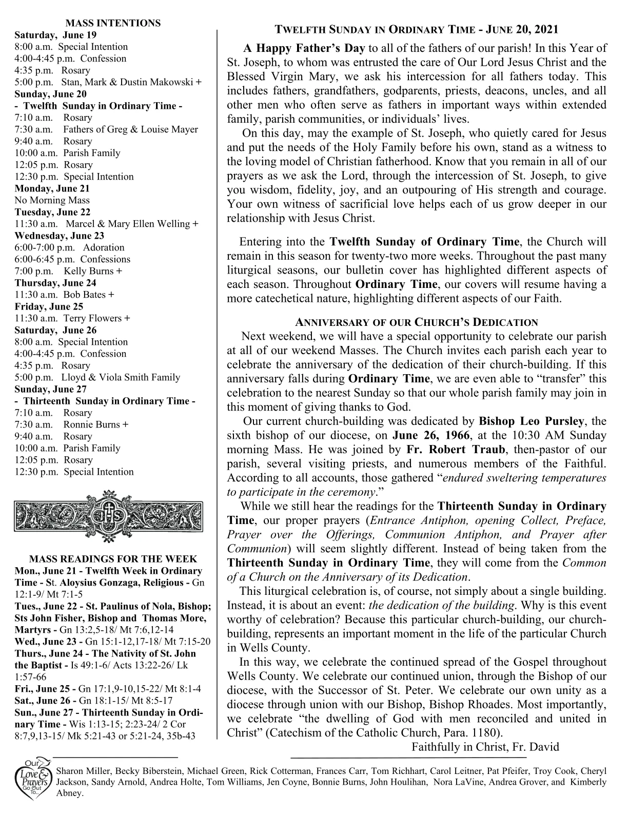 Jun 20, 2021 - Bulletin - Page 2