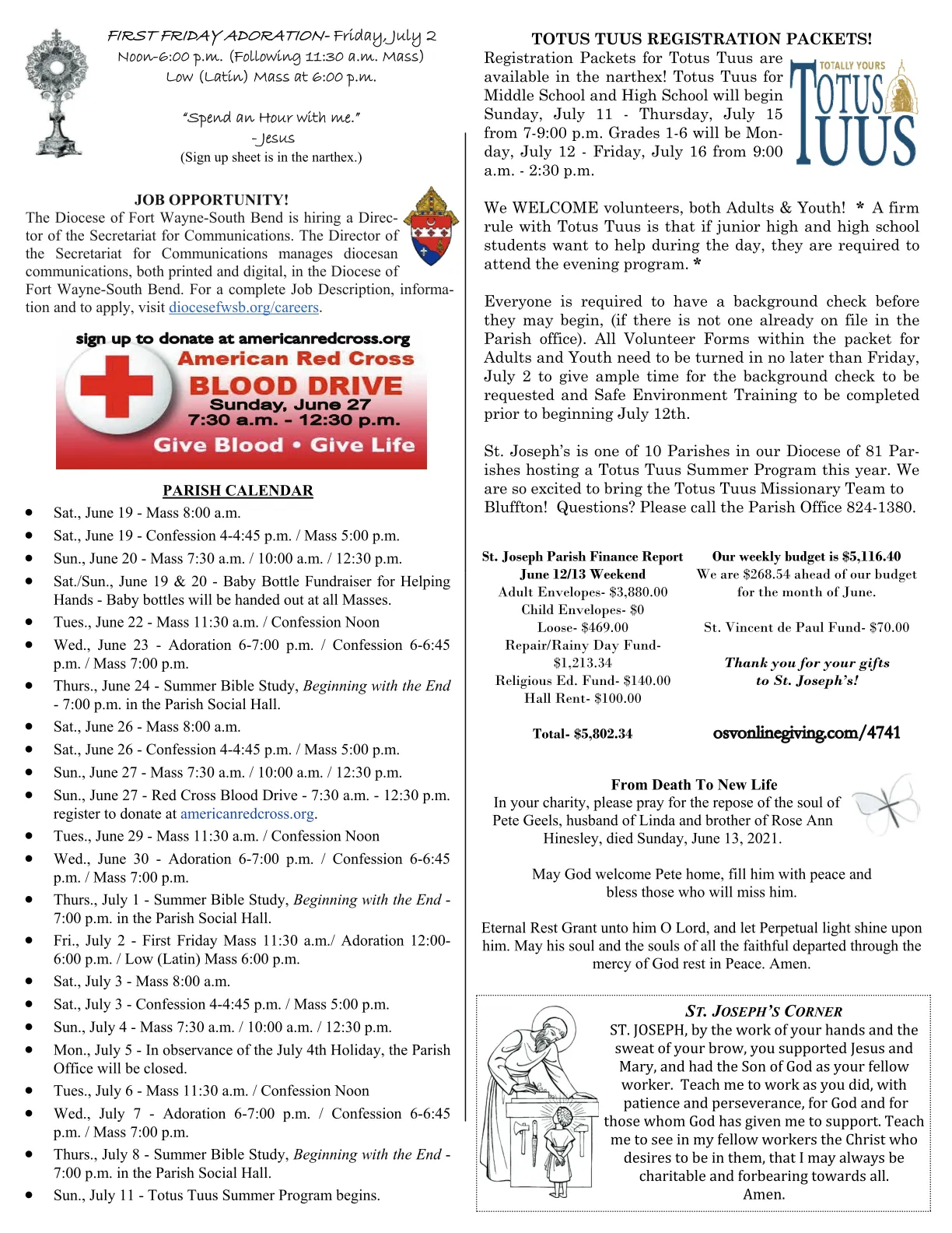 Jun 20, 2021 - Bulletin - Page 3