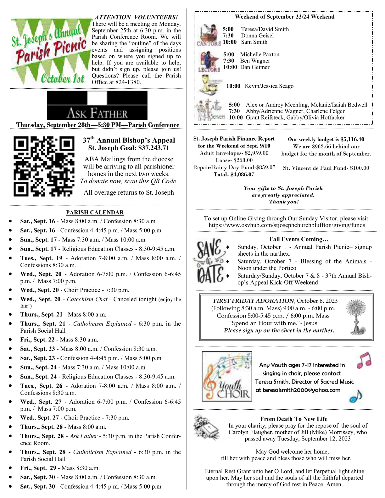 Sep 17, 2023 - Bulletin - Page 3