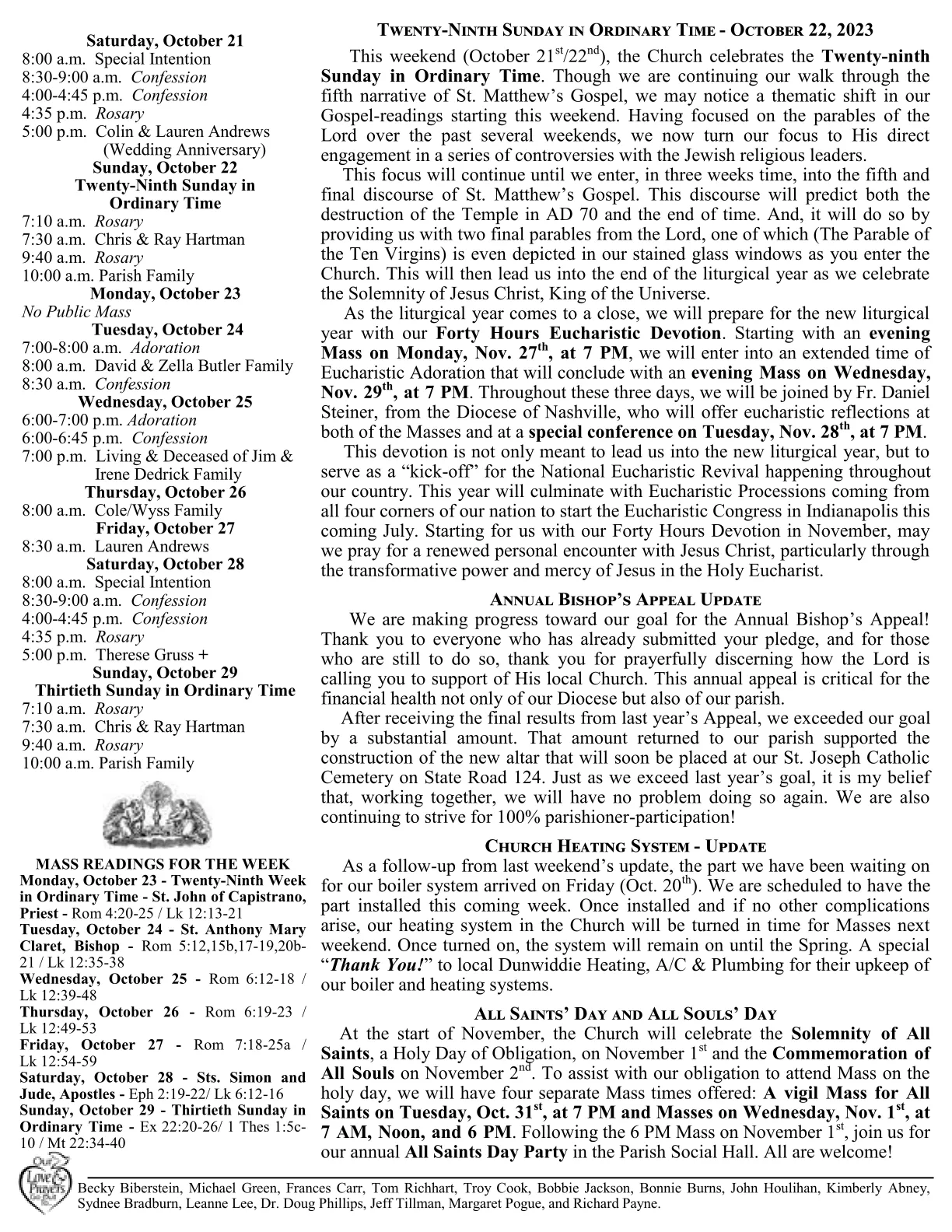 Oct 22, 2023 - Bulletin - Page 2