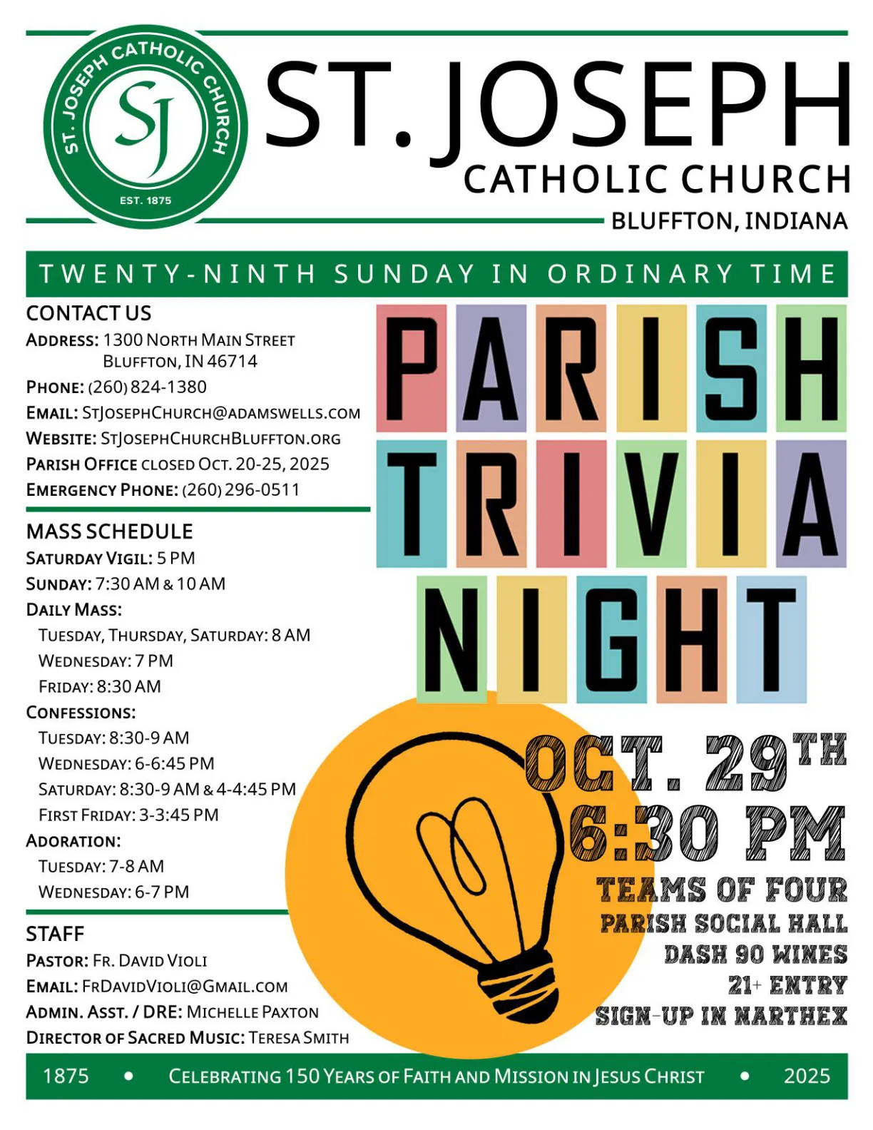 Oct 19, 2025 - Bulletin - Page 1