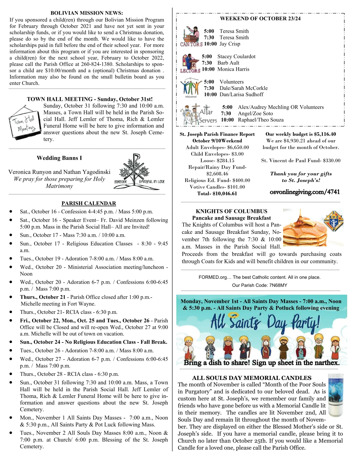 Oct 17, 2021 - Bulletin - Page 3