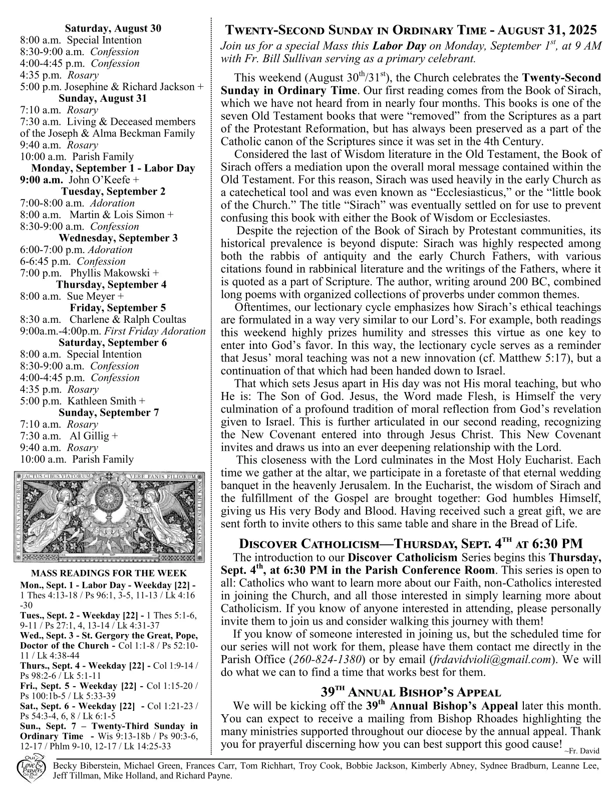 Aug 31, 2025 - Bulletin - Page 2
