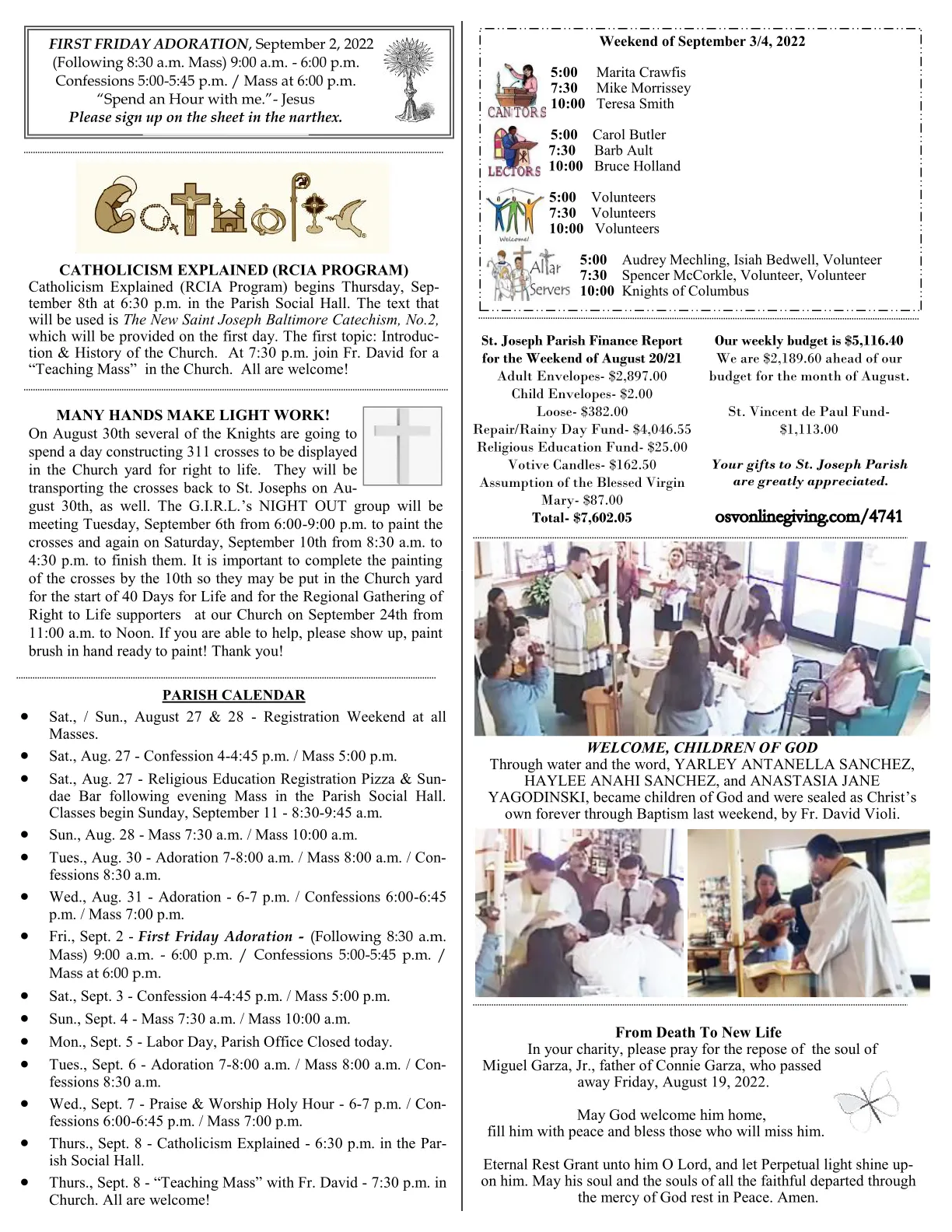 Aug 28, 2022 - Bulletin - Page 3