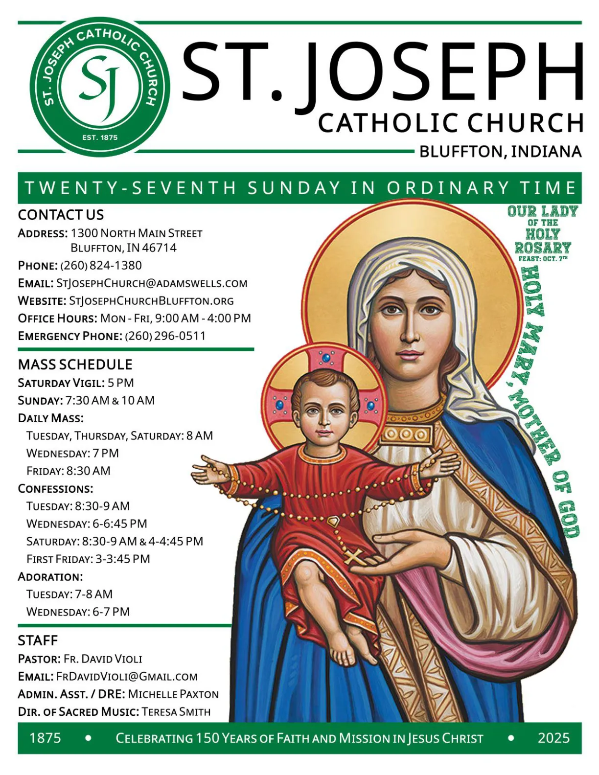 Oct 05, 2025 - Bulletin - Page 1