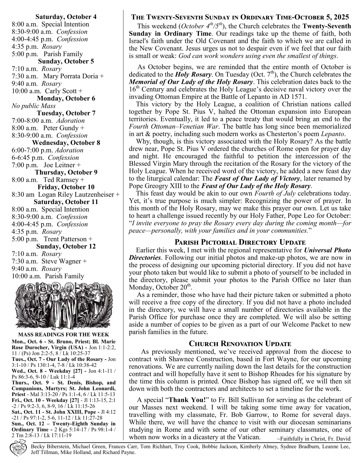 Oct 05, 2025 - Bulletin - Page 2