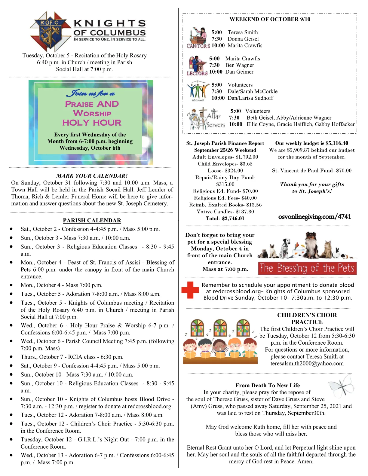 Oct 03, 2021 - Bulletin - Page 3