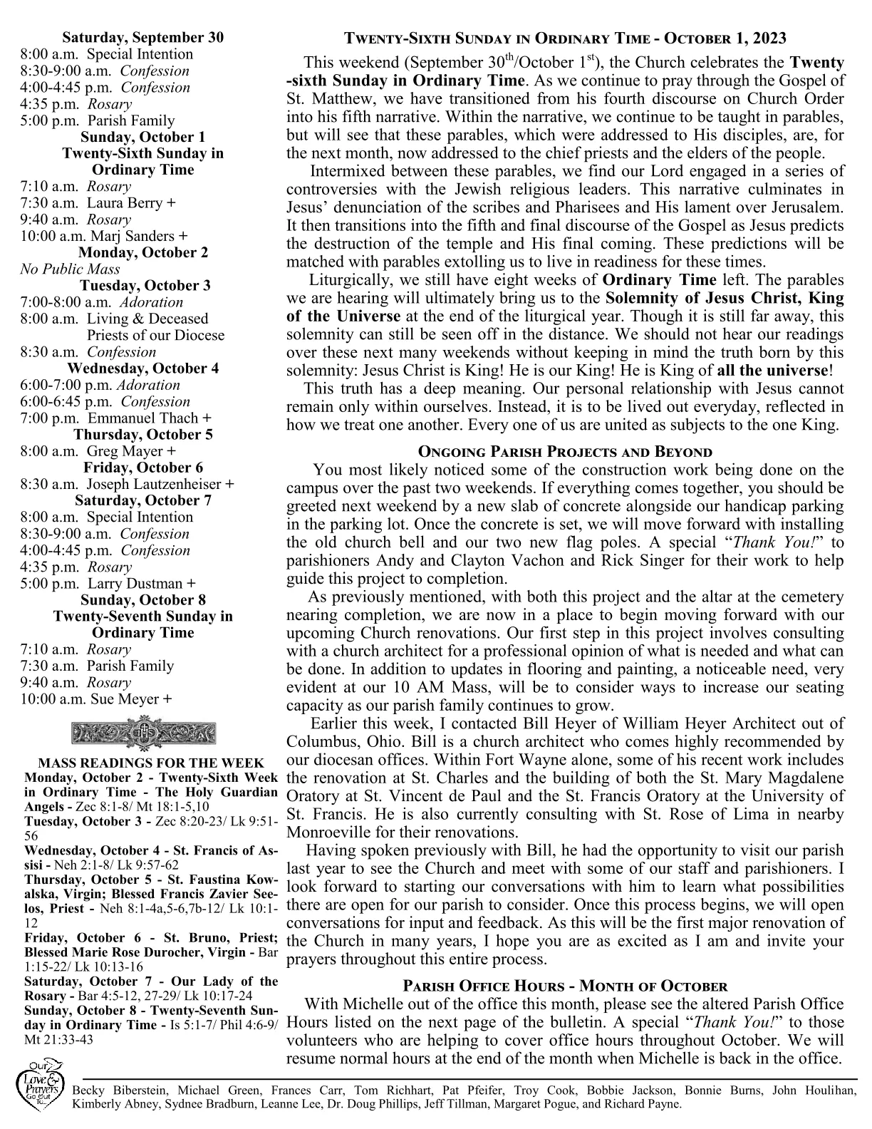 Oct 01, 2023 - Bulletin - Page 2