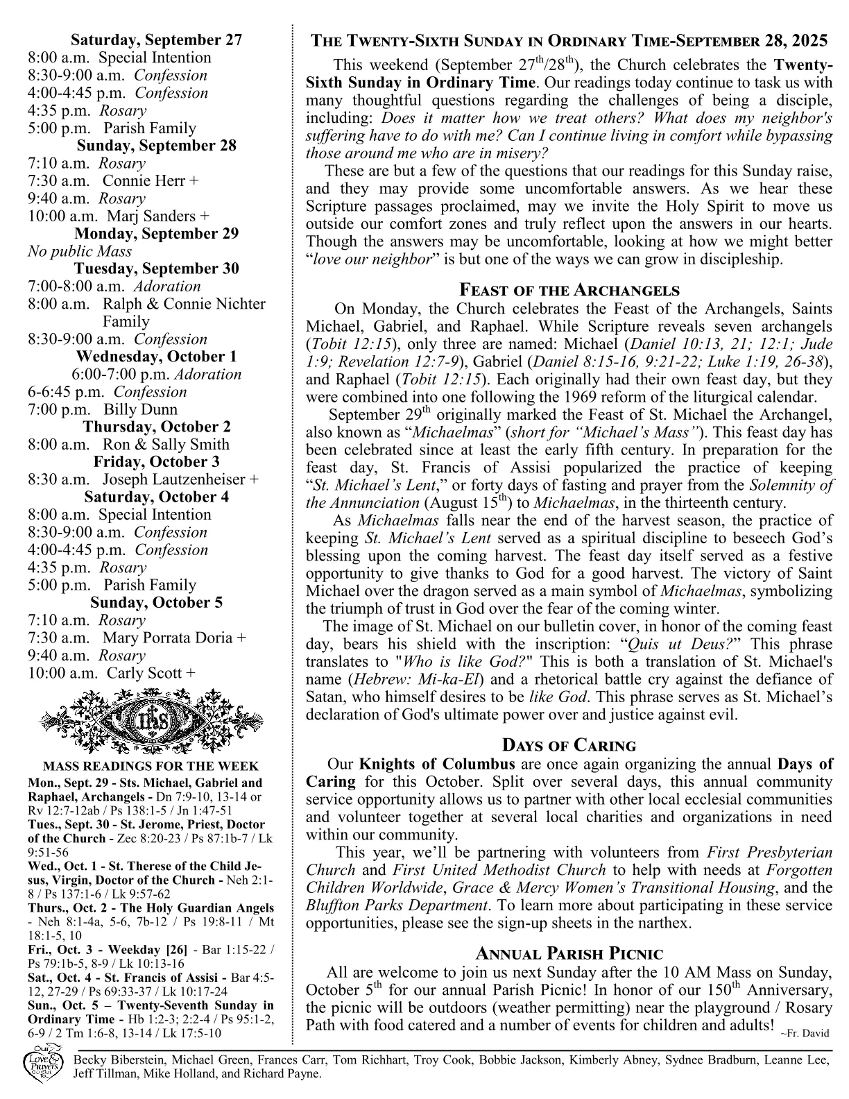 Sep 28, 2025 - Bulletin - Page 2