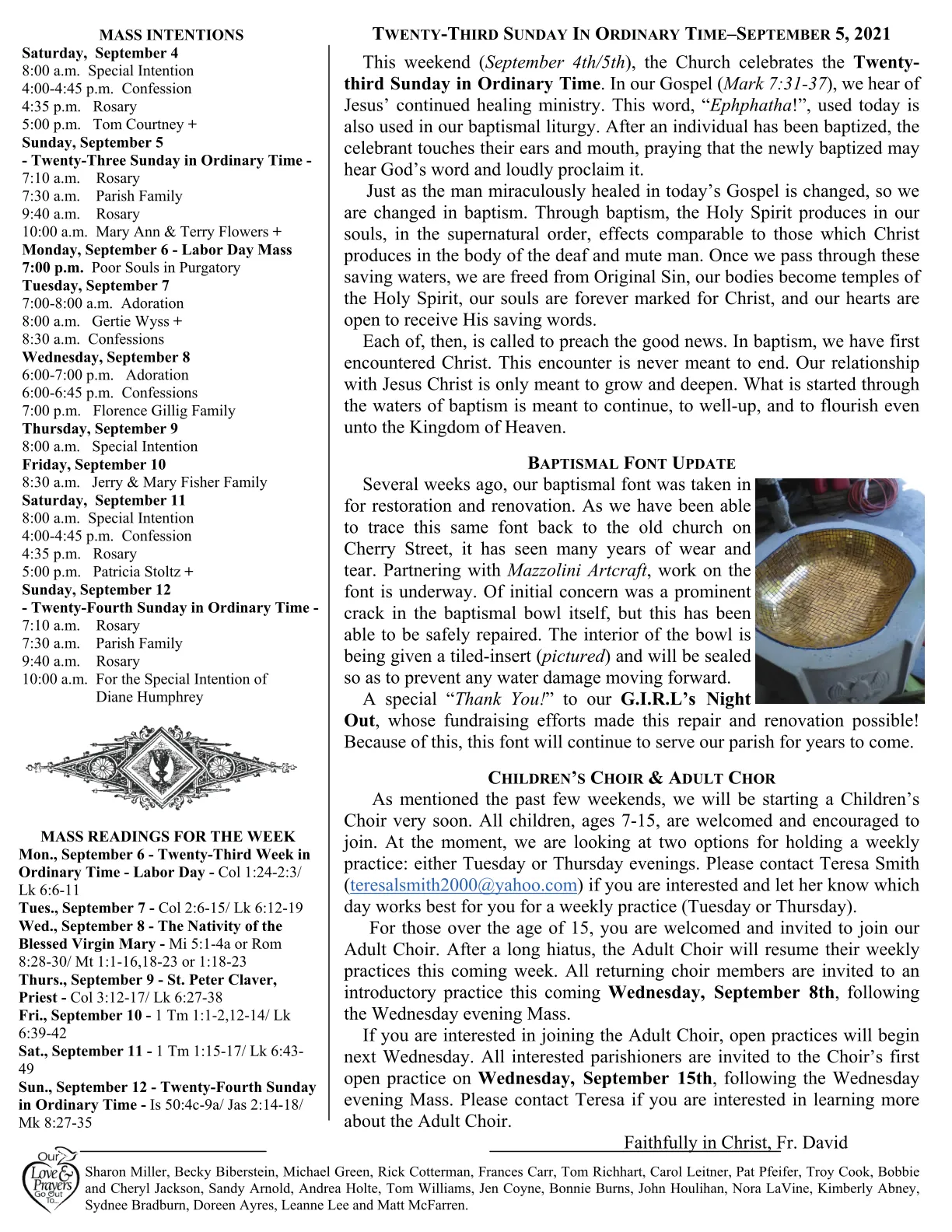 Sep 05, 2021 - Bulletin - Page 2