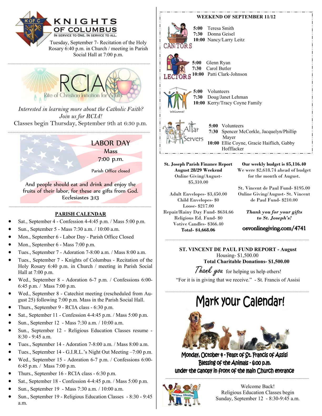 Sep 05, 2021 - Bulletin - Page 3
