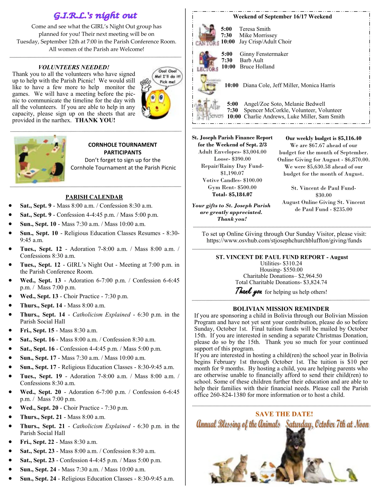 Sep 10, 2023 - Bulletin - Page 3